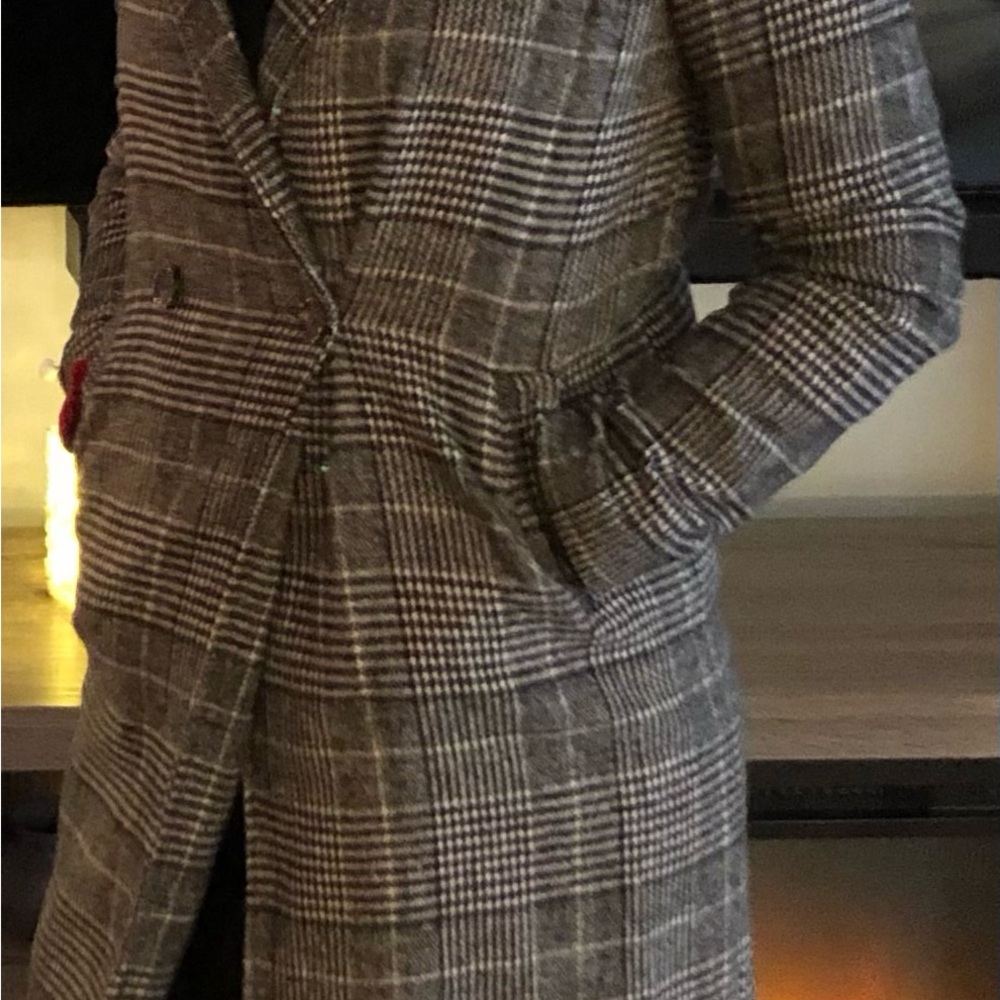 Long jacket tweed